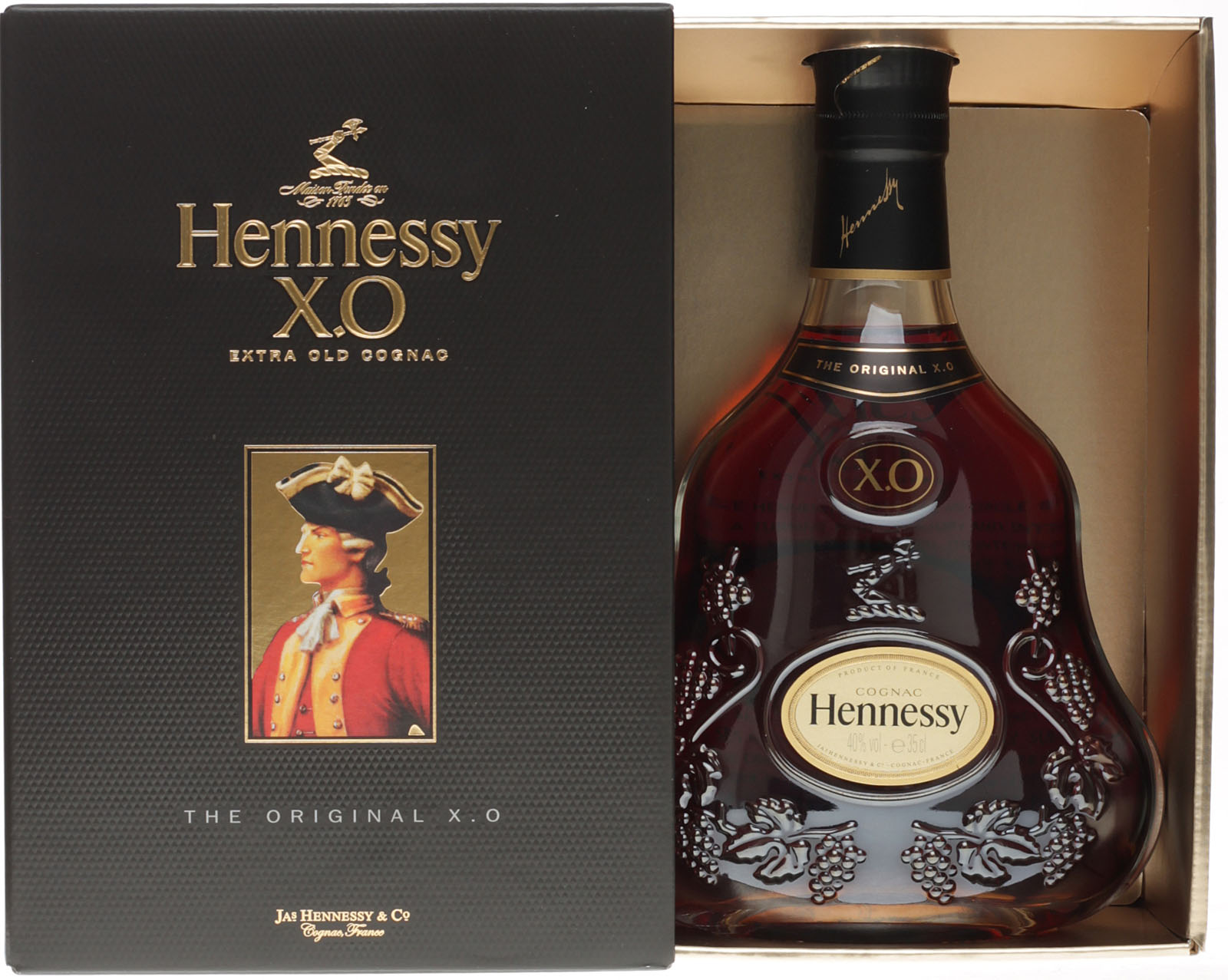 und Hennessy X.O. 40% 350ml mit