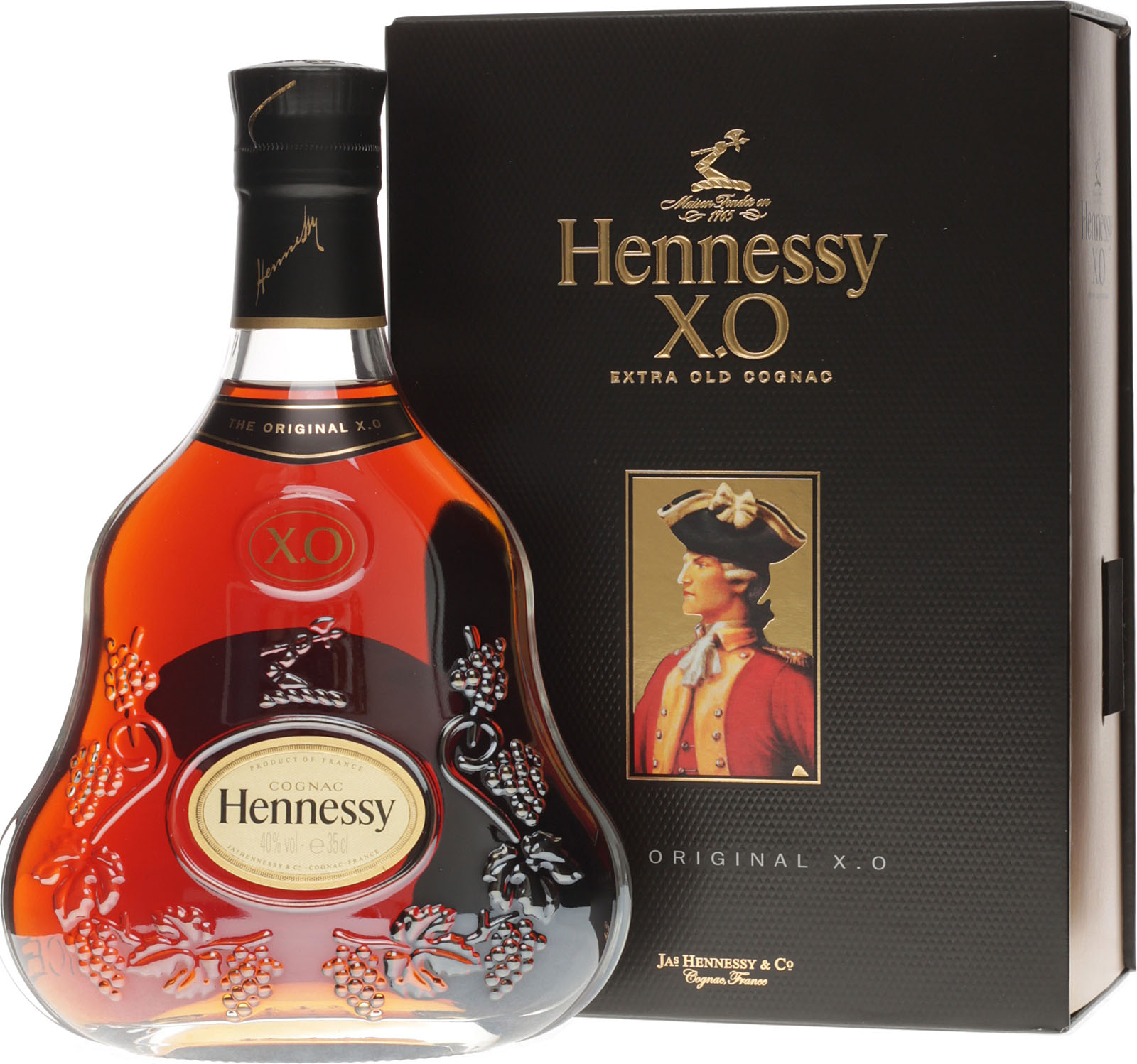 350ml und 40% Hennessy X.O. mit